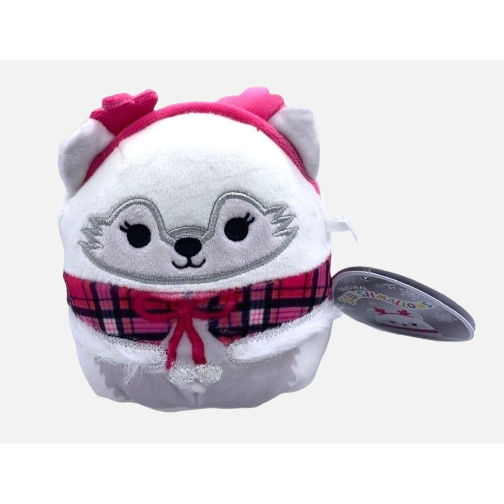 Squishmallow Gracelynn the Arctic Fox 4.5 Christmas Holiday Plush Stuffed Animal